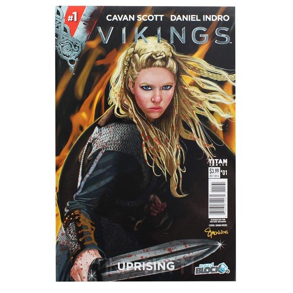Nerd Block Variant - Titan Comics - Vikings Uprising #1 Comic Book Cover - Picture 1 of 9
